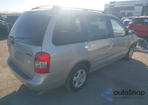 2001 Mazda Mpv Dx/Es/Lx z USA, uszkodzony, nr VIN JM3LW28YX10191064
